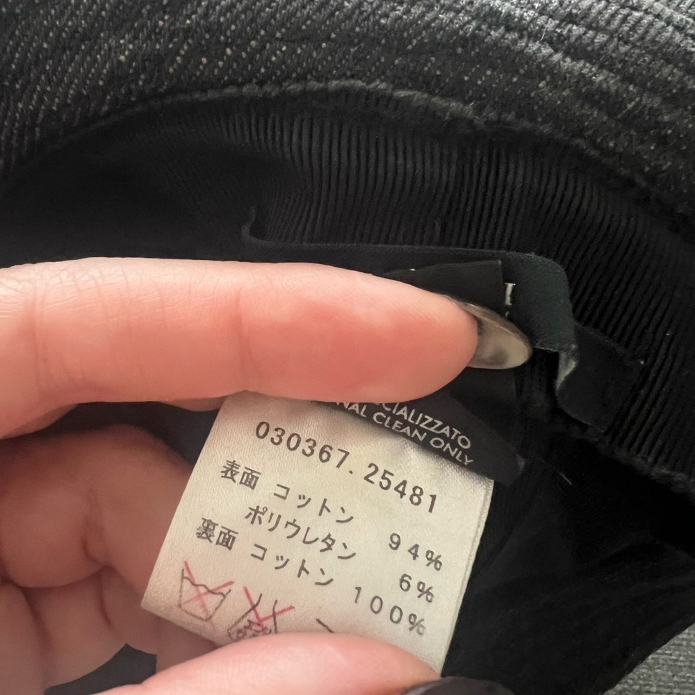 GUCCI GG Pattern Denim Cotton Bucket Hat size M - Picture 11 of 12